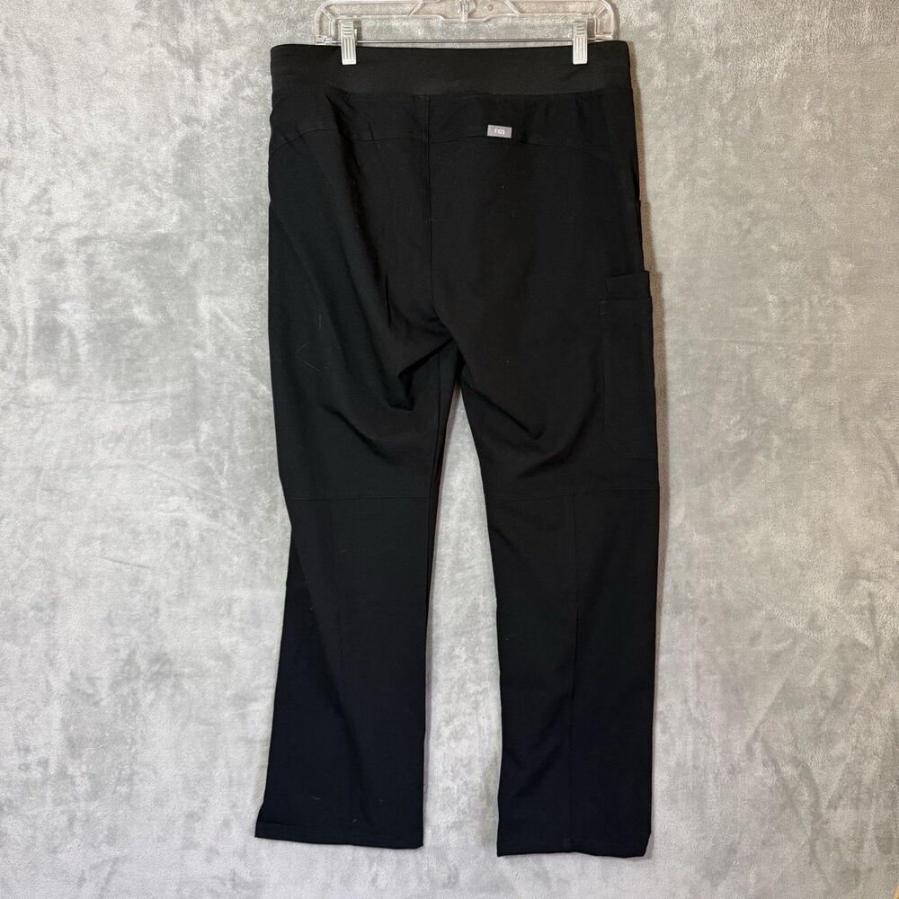 NWT FIGS M Set Ejura Scrub Tunic Top & Kade Cargo Scrub Pants Black Medical Tech - Picture 7 of 16